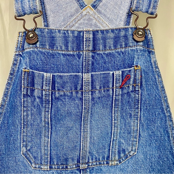 VINTAGE TOMMY HILFIGER TOMMY JEANS 90’s OVERALLS DENIM Unisex size medium - Picture 8 of 15